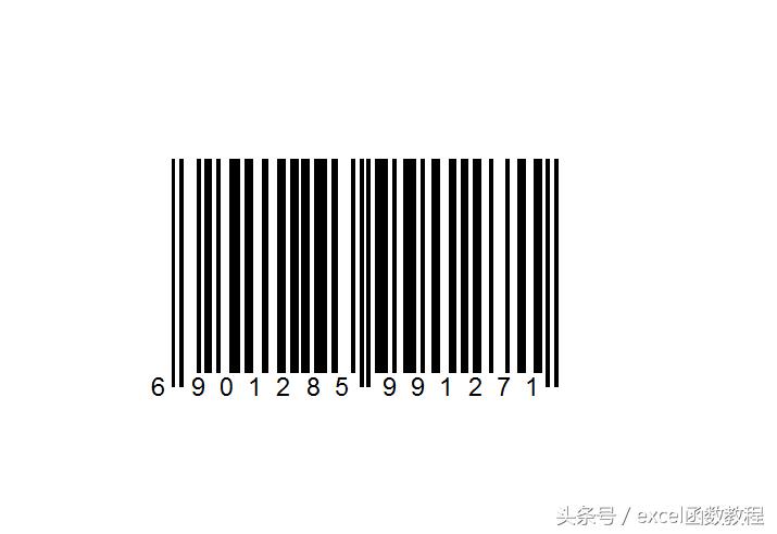 excel制作条形码教程,excel制作条形码显示汉字