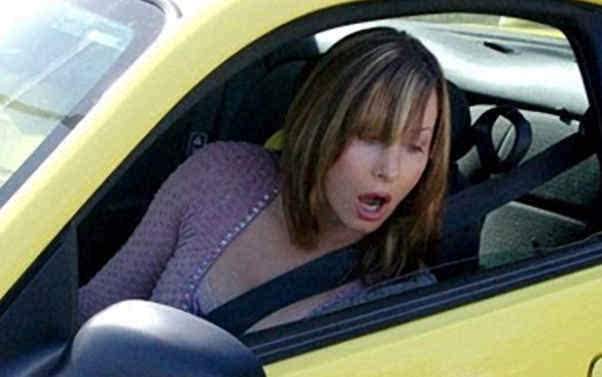 考驾照难倒的女学员,考驾照女生易挂科