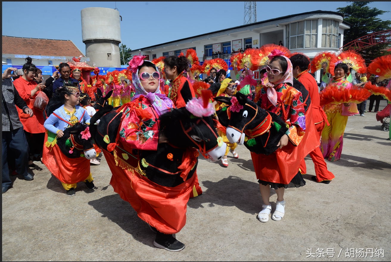 乡村文化旅游节启动仪式龙口,龙口市石良镇尹村大秧歌