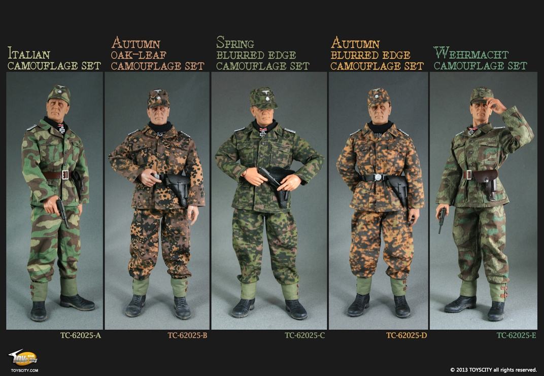 二战德军迷彩服,二战德军迷彩服全部的种类