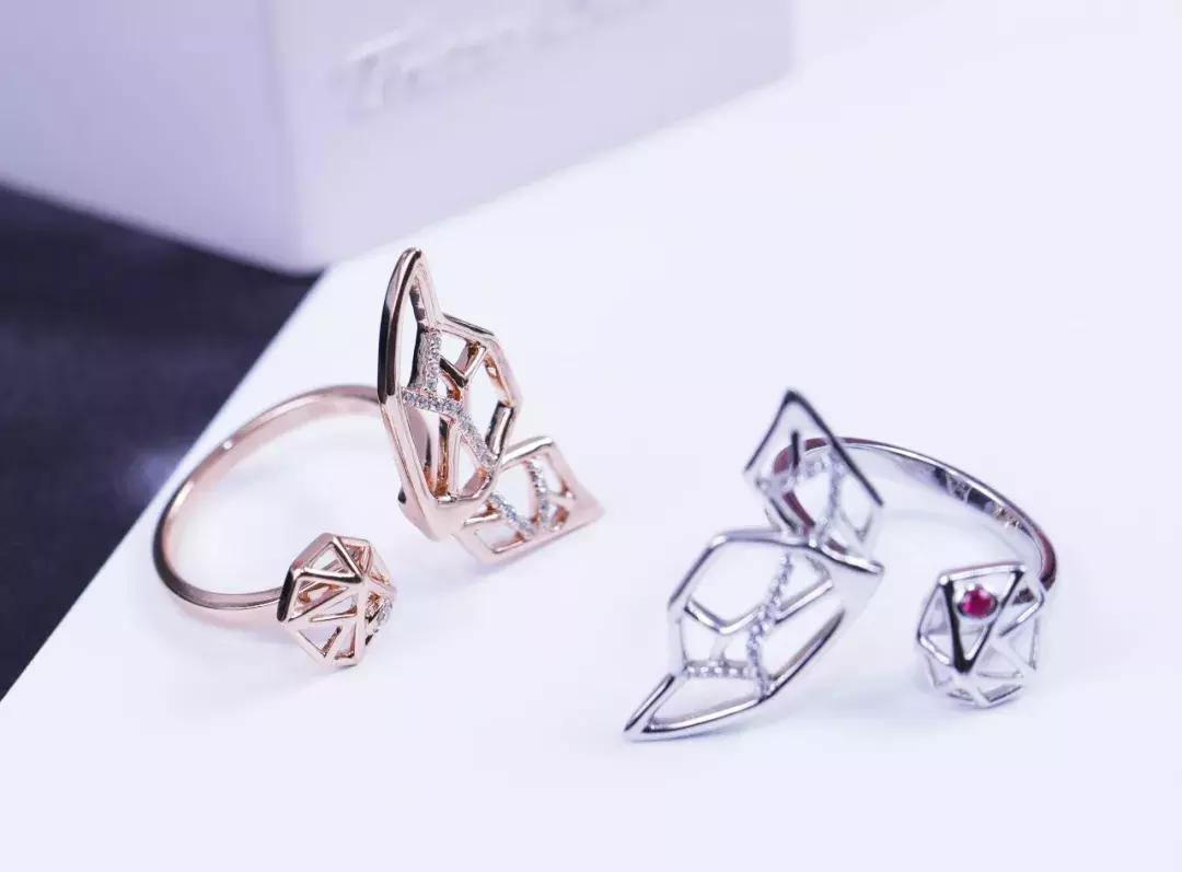 戒指推荐小众手控,粗短的手型适合的戒指