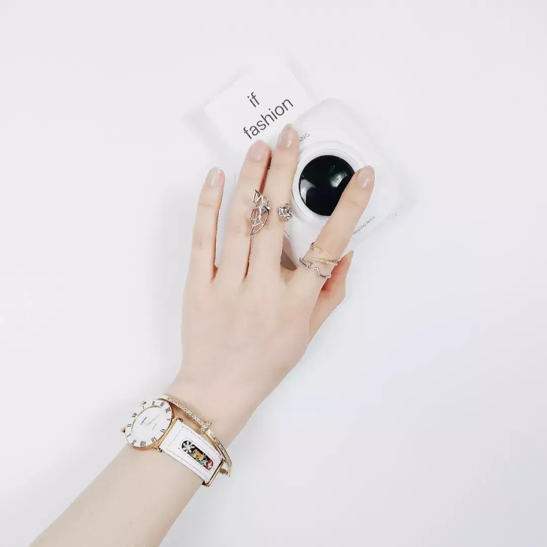 戒指推荐小众手控,粗短的手型适合的戒指