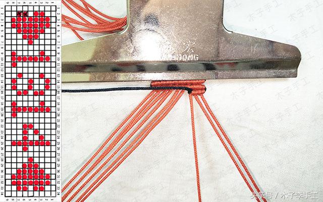 编织达人教你做5201314情侣字板手链，超详细