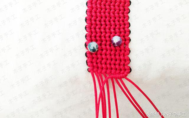 编织达人教你做5201314情侣字板手链，超详细