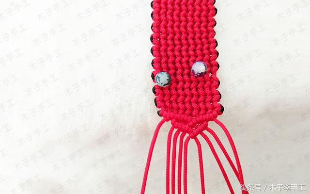 编织达人教你做5201314情侣字板手链，超详细