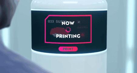 日本3d彩色打印,3d打印寿司视频