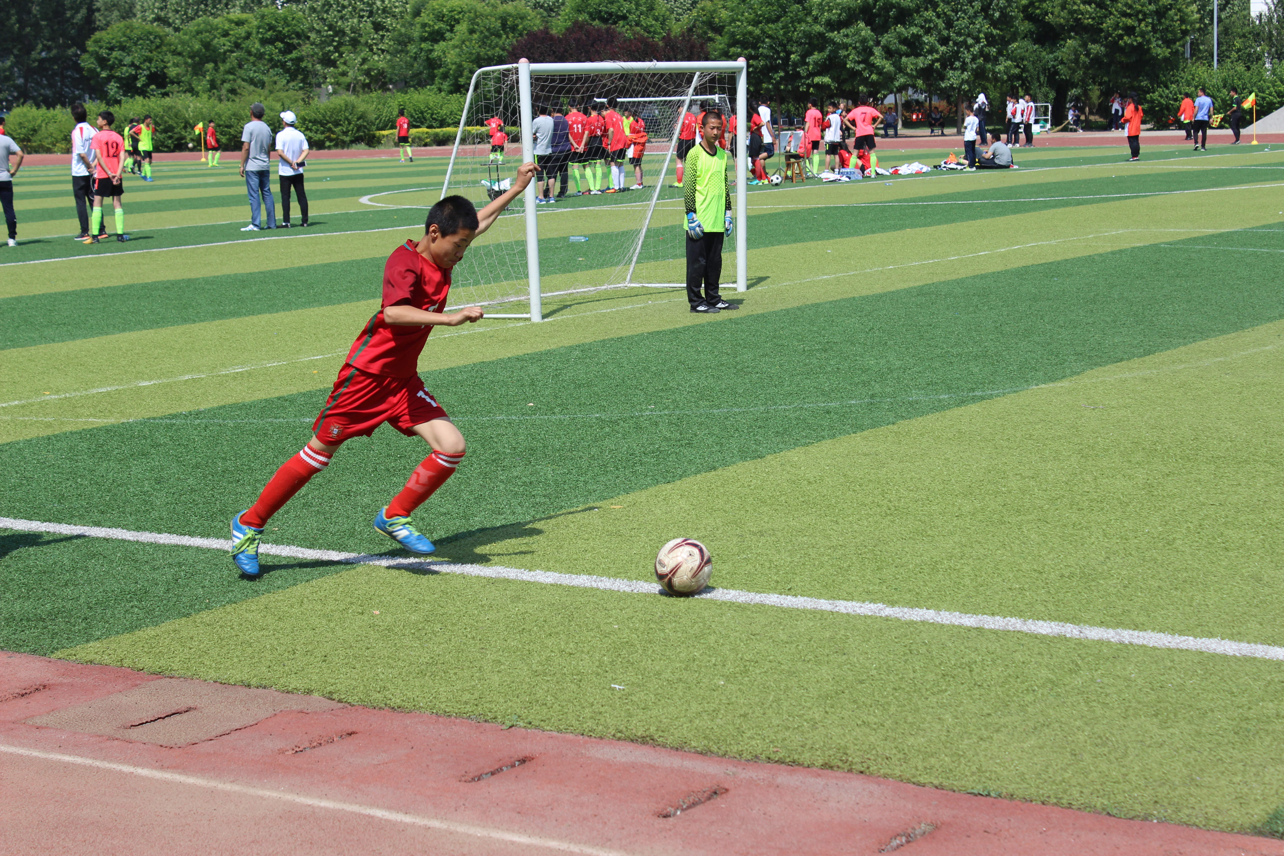 全县中小学生足球联赛决赛,参加校园足球联赛动员大会