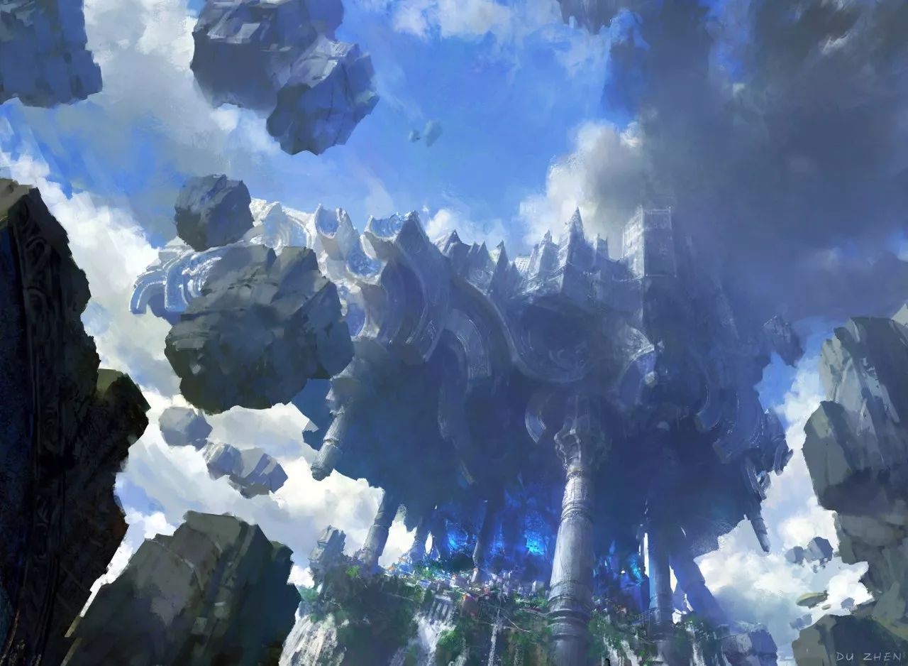 中式场景原画设计教程,国人插画师写实风格的插画欣赏