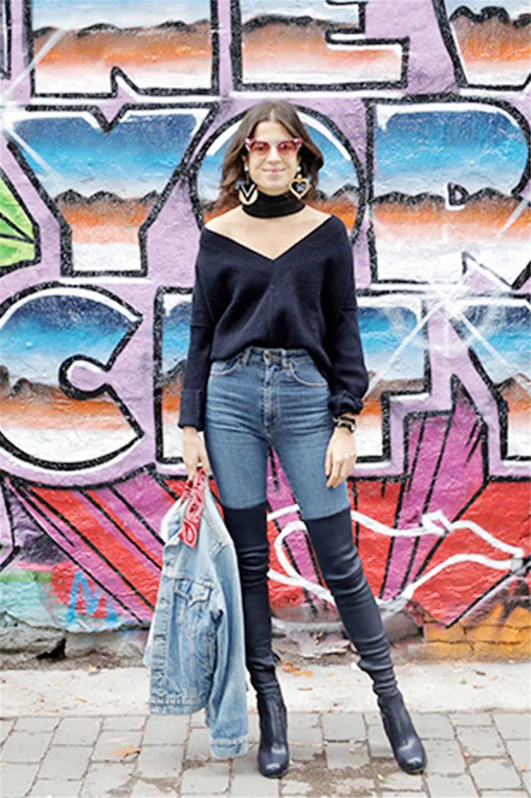 牛仔单品打开春夏的多种穿搭方式,牛仔类的穿搭永远不会过时