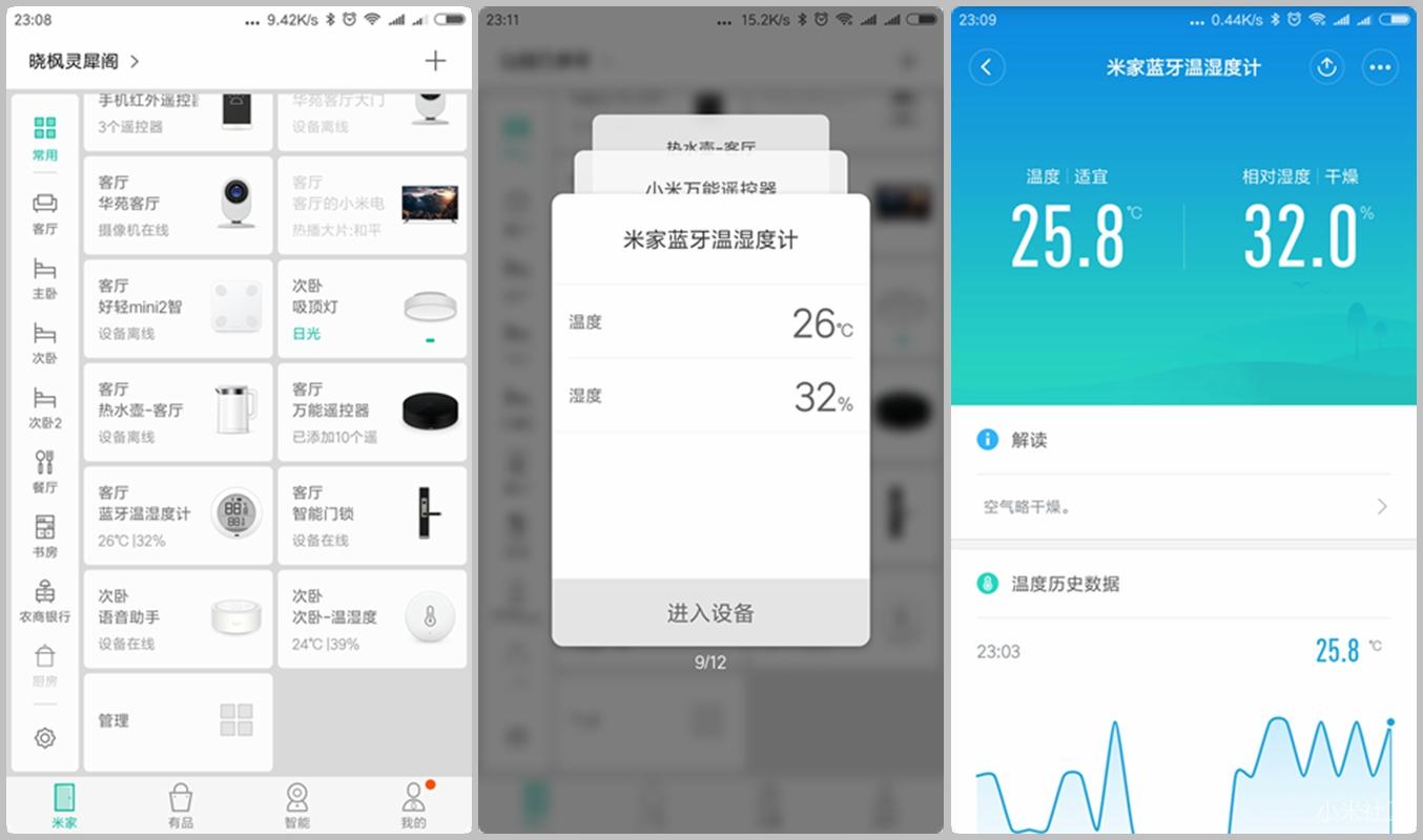 米家蓝牙温湿度计场景设置不管事,米家温湿度计支持蓝牙mesh网关吗
