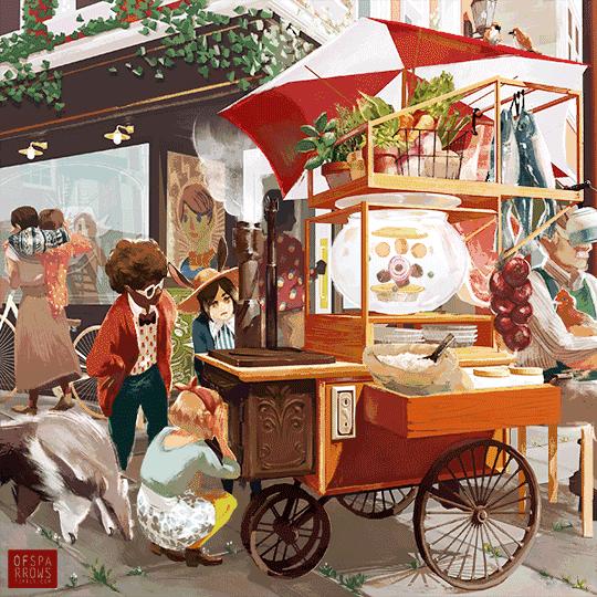 简约小清新意境插画壁纸,动态壁纸插画唯美治愈