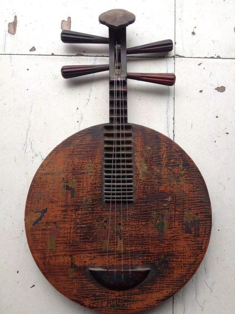 漆器竖琴,漆器乐器