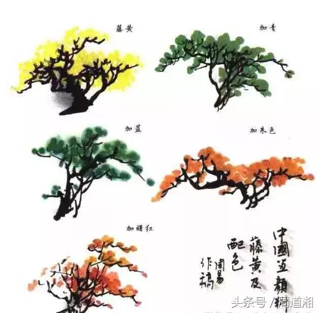 中国画颜料调配使用技巧画友必藏,怎样用中国画颜料配色