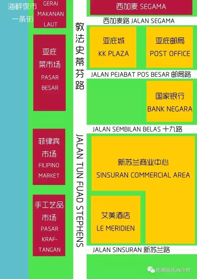 来看看马来西亚老旧街,沙巴亚庇购物