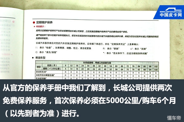 长城风骏5保养周期一览表,风骏5保养灯归零方法