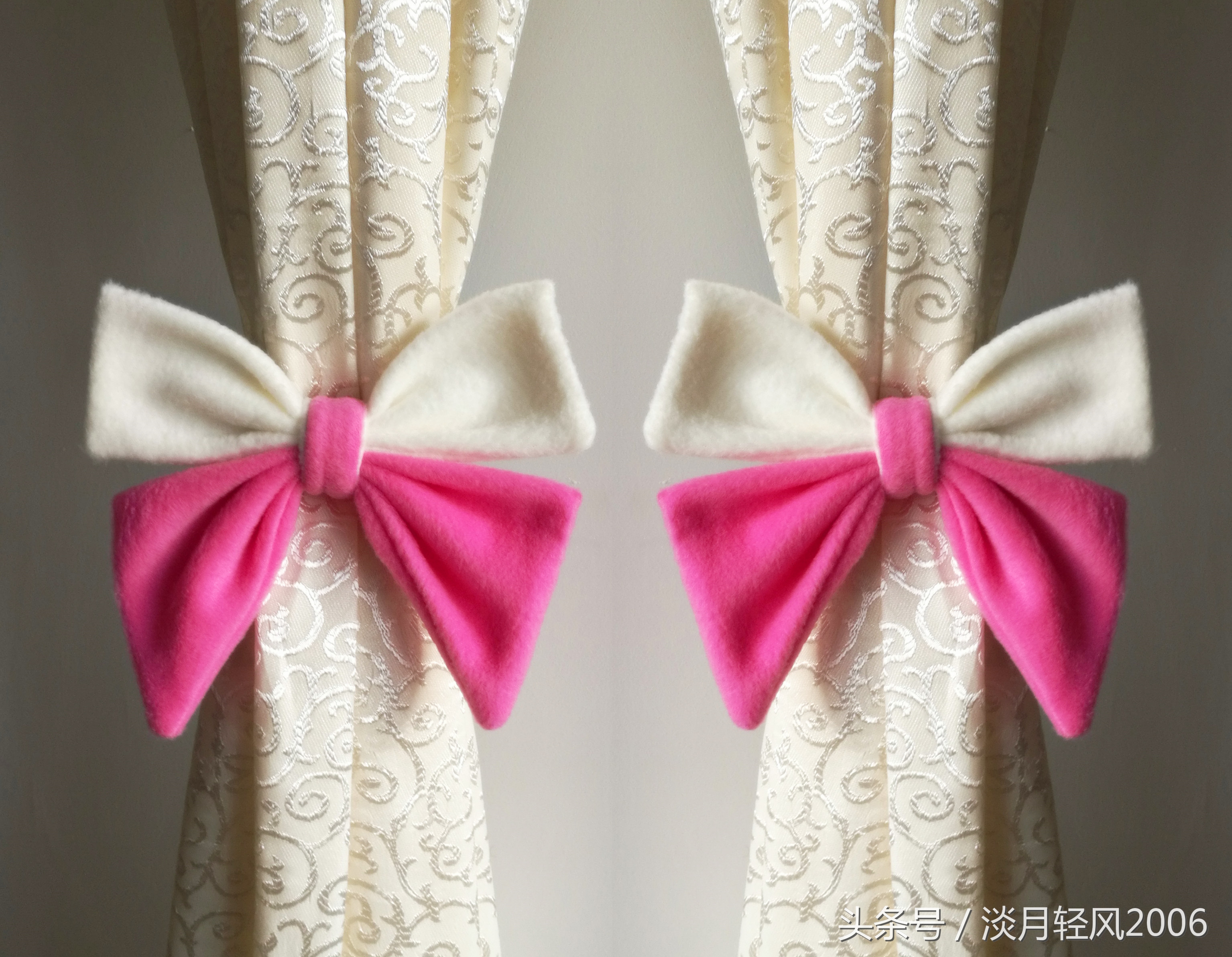 窗帘花的手工制作,自己动手做一束花