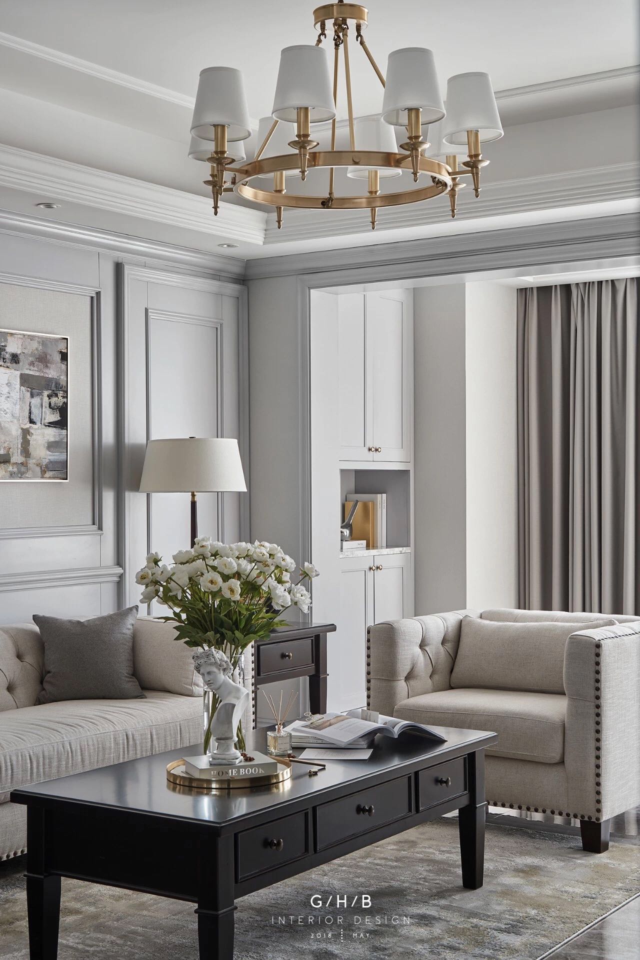 都市HUI-江阴院子美式风格135㎡