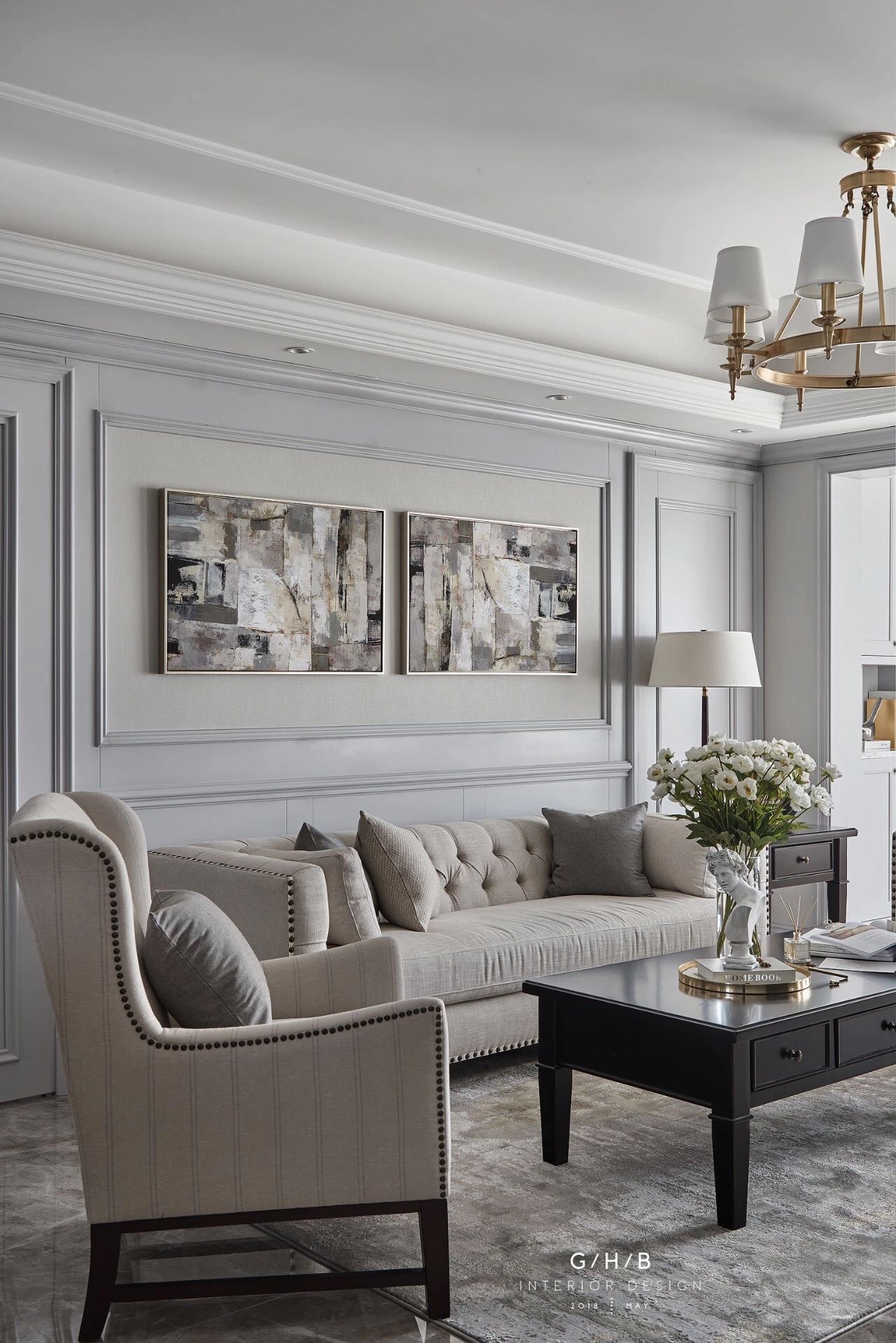 都市HUI-江阴院子美式风格135㎡