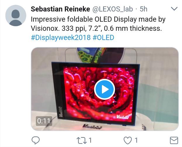 外国友人纷纷点赞，SID2018维信诺黑科技惊艳海外