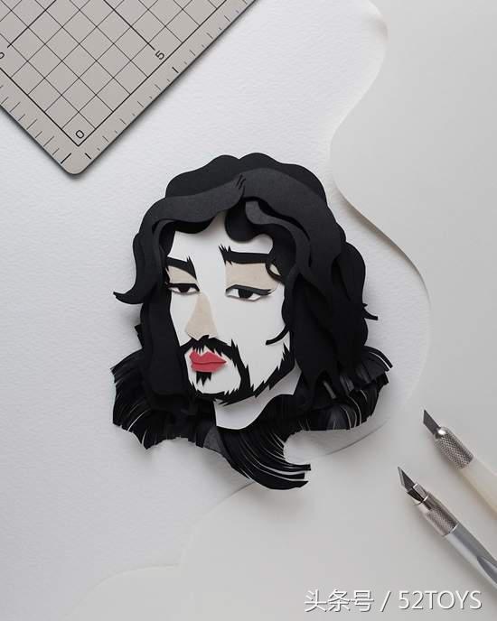 影视模型人物,霍格沃茨纸雕模型