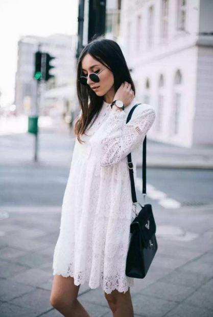 月薪2千也能穿出月薪2万的高级感,你最想看的小白裙来了