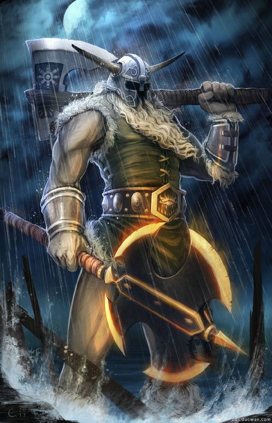 英雄联盟狂战士奥拉夫皮肤,英雄联盟狂战士技能