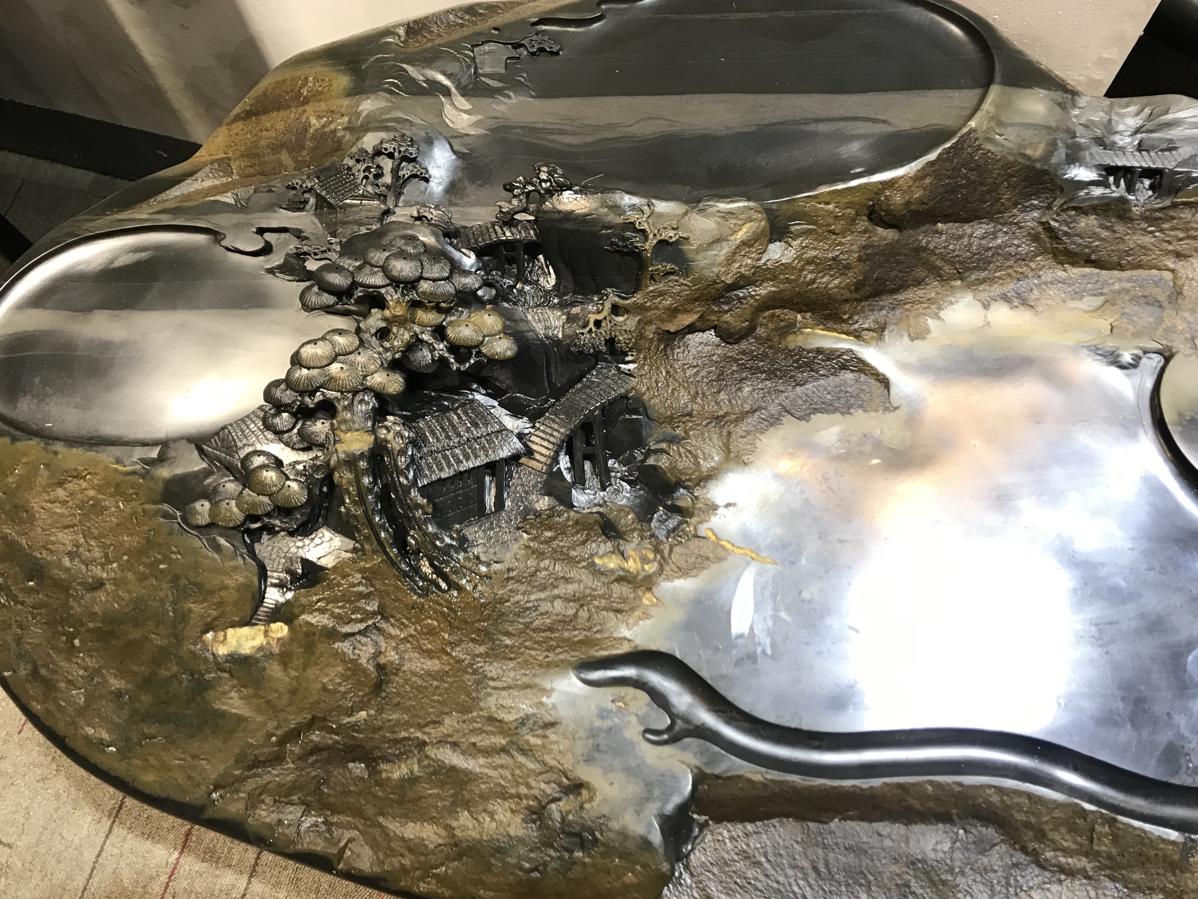 把石头雕刻成刀,把石头雕刻成工艺品