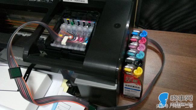 爱普生r330改连供后如何加墨水,爱普生r330换连供教程