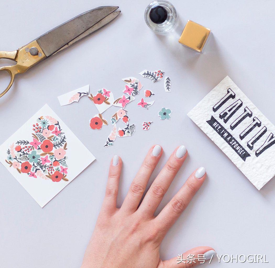 小清新简单的纹身,文艺清新纹身贴