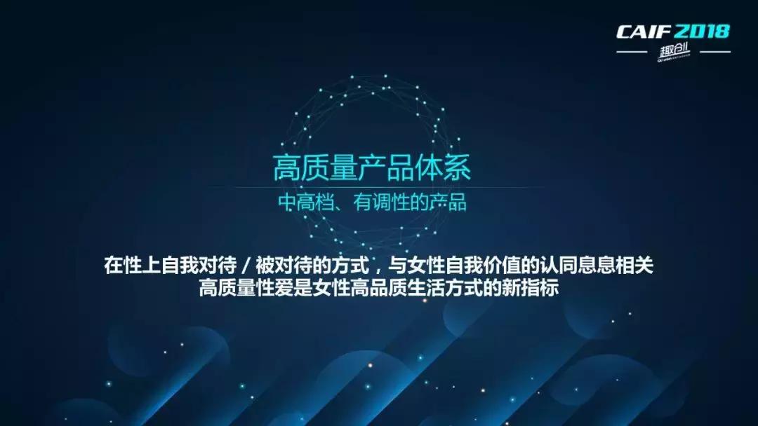 CAIF2018吴小飘:女性市场中的顺势而为,情趣市场中的逆流而上
