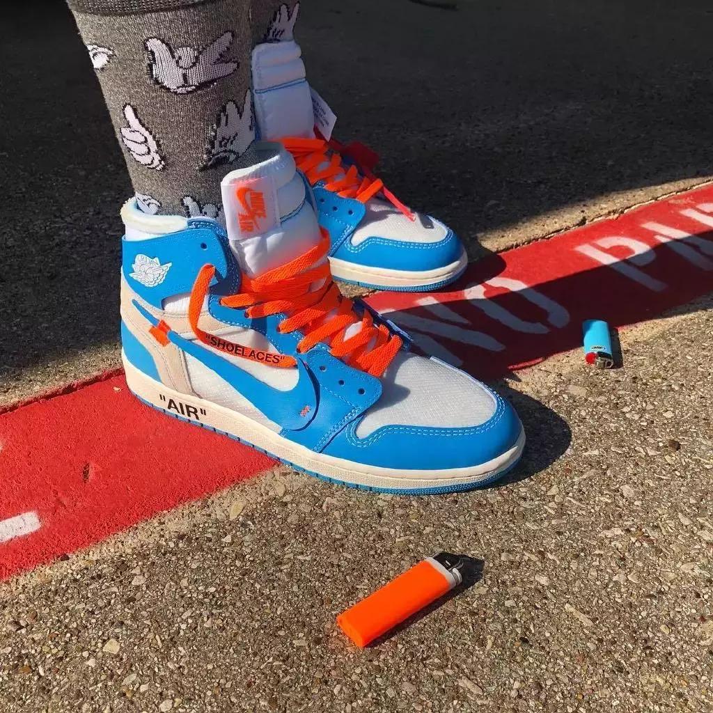 aj1ow北卡蓝怎么穿,学保罗乔治穿衣