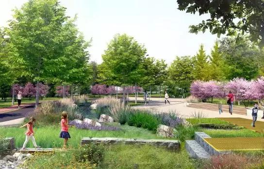 张家口公园美景图片,张家口山顶公园