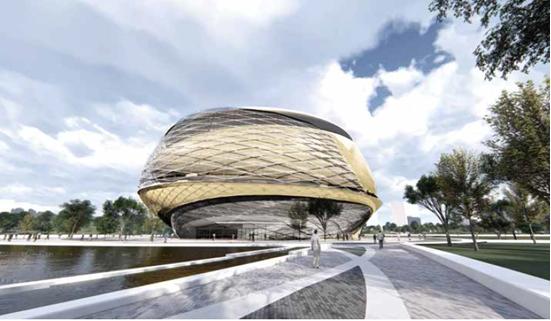 运河体育公园体育馆建成,公园广场最新建设项目