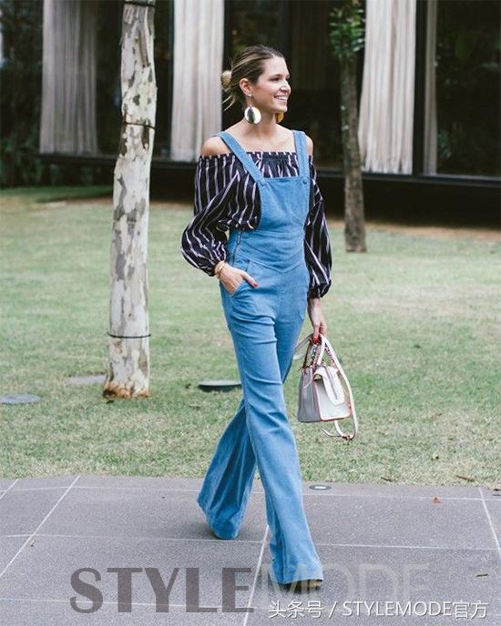 8款背带裤10种穿法随便一种都好看,背带裤套装2021网红款新穿法