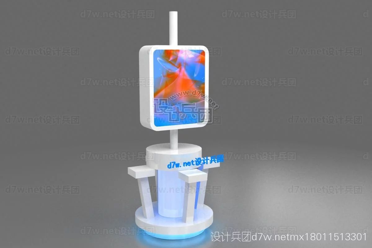 产品摆台展示效果图,好看实用20个产品展示台设计