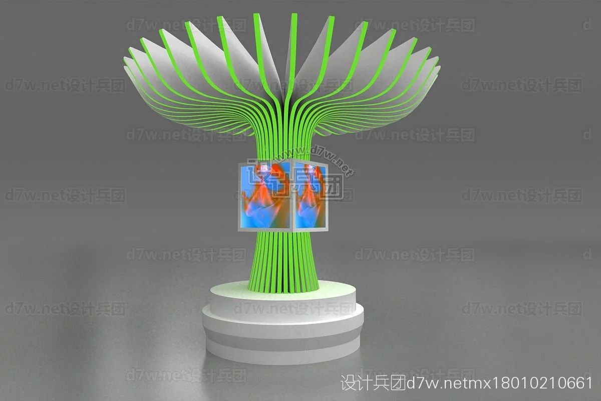 产品摆台展示效果图,好看实用20个产品展示台设计