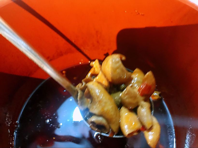 小园里的铺盖面,品出一份恬淡的情愫!