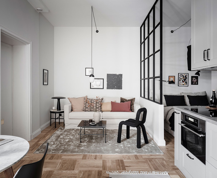 北欧简约公寓,北欧简约风格复式公寓