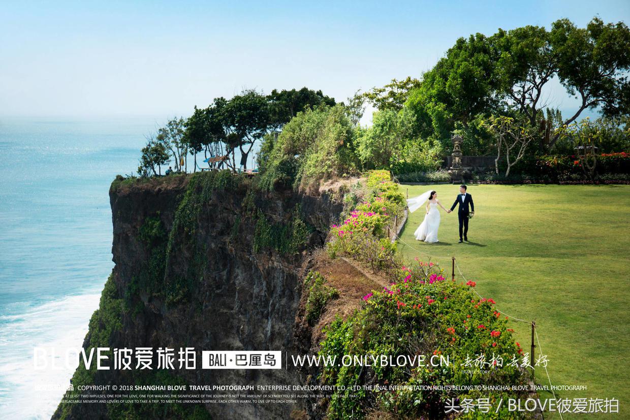 巴厘岛玻璃教堂婚纱照,巴厘岛婚纱风景