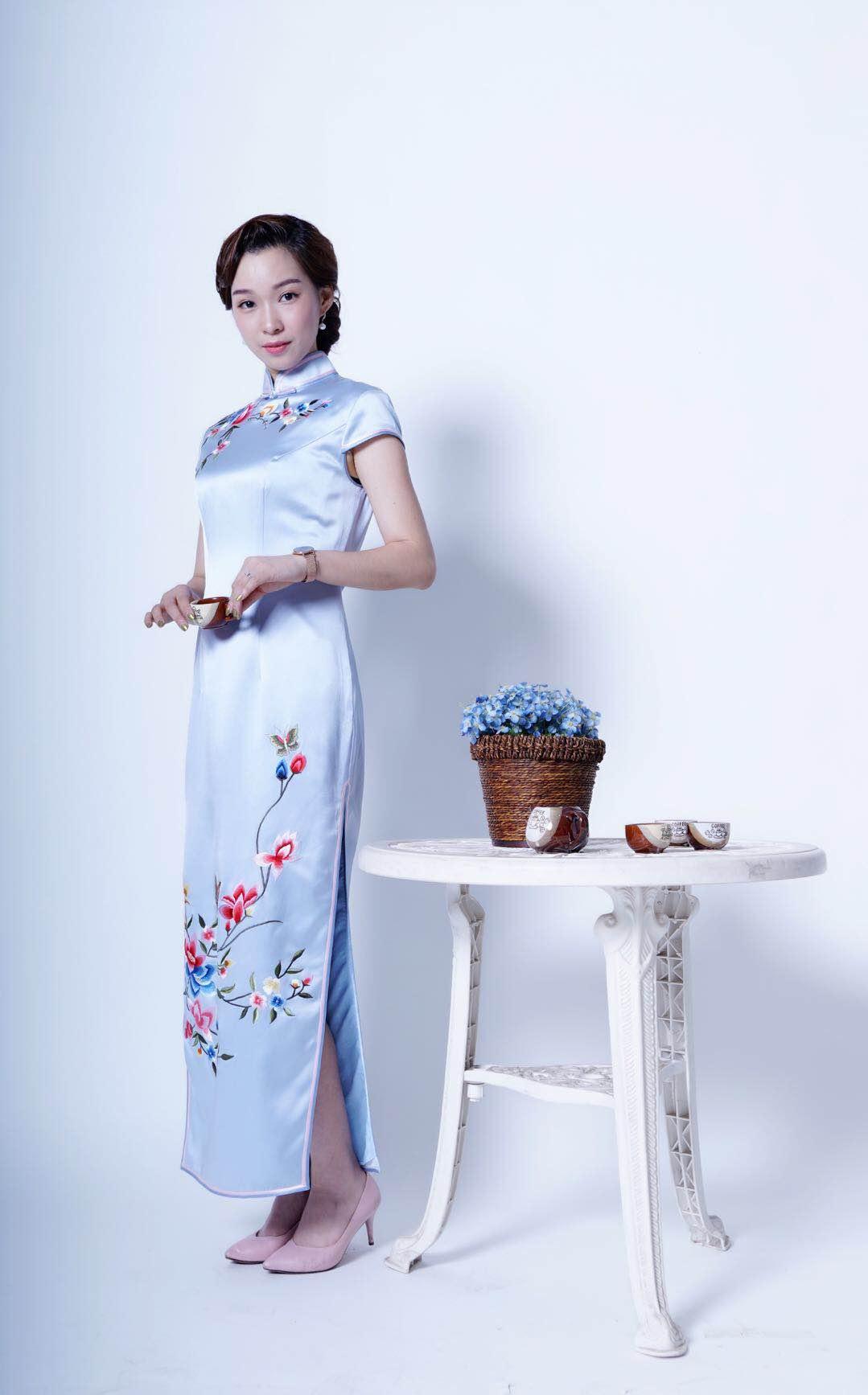 女dj穿旗袍打碟,旗袍美女dj