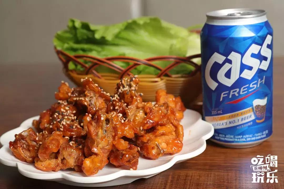 超好吃的韩料,一个韩国大叔吃美食