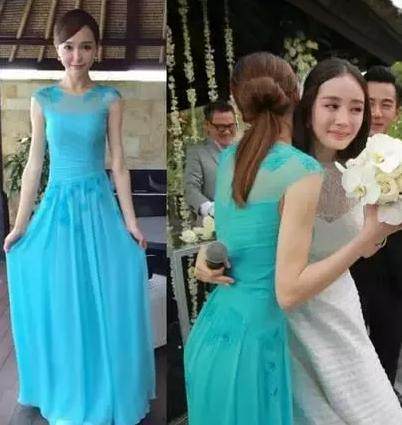 baby伴娘服什么颜色好看,杨幂设计的伴娘服