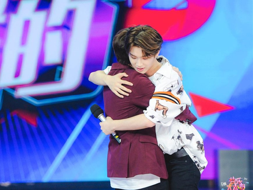 ninepercent合体蔡徐坤唱rap,ninepercent快乐大本营蔡徐坤唱歌