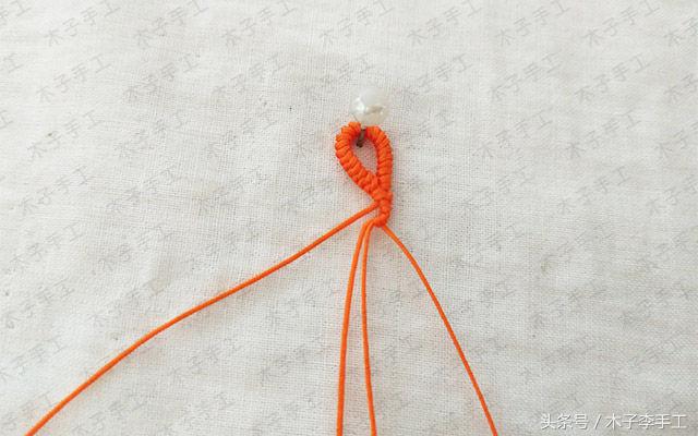 红绳手链黄金款式编法女士,珍珠红绳手链怎么编简单又好看