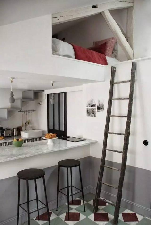 你还在为空间设计烦恼吗,适合小户型的高架床空间设计