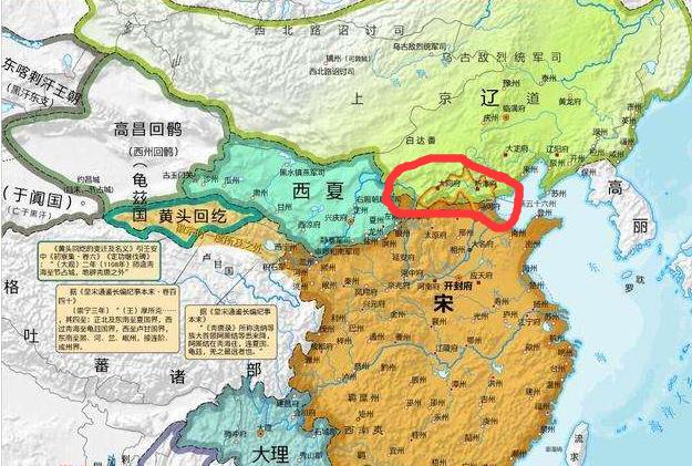 失岭北则必祸燕云，丢燕云则必祸中原