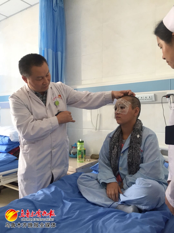 *疆新**一少女被黑毛痣困扰“无脸见人”公益计划助其改写“明天”