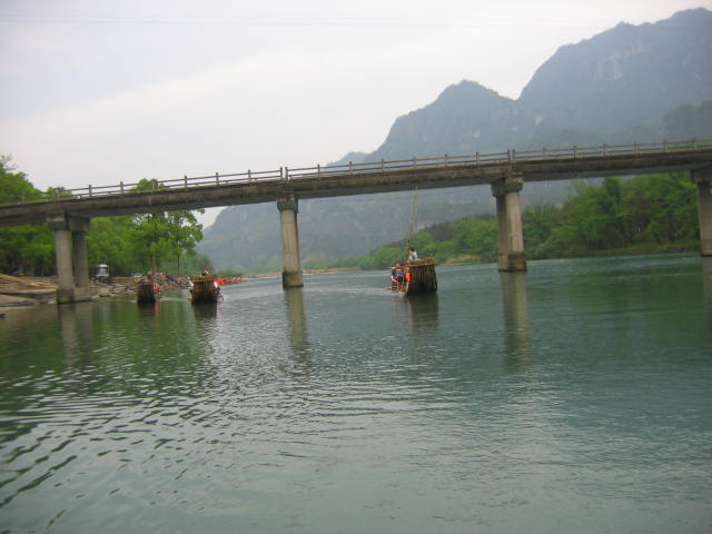 楠溪江漂流全景图,楠溪江竹筏漂流介绍