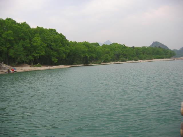 楠溪江漂流全景图,楠溪江竹筏漂流介绍