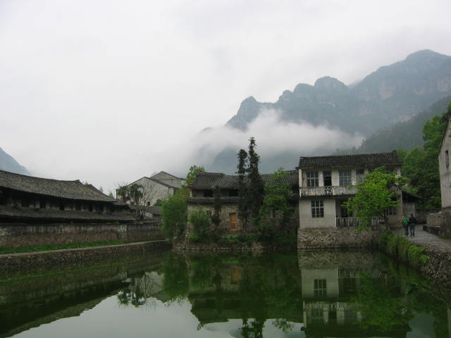 楠溪江漂流全景图,楠溪江竹筏漂流介绍